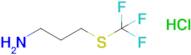 3-[(trifluoromethyl)sulfanyl]propan-1-amine hydrochloride