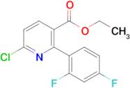 Ethyl 6-chloro-2-(2,4-difluorophenyl)pyridine-3-carboxylate