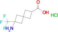 6-Amino-6-(trifluoromethyl)spiro[3.3]heptane-2-carboxylic acid hydrochloride