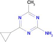 4-Cyclopropyl-6-methyl-1,3,5-triazin-2-amine