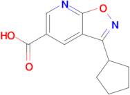3-Cyclopentyl-[1,2]oxazolo[5,4-b]pyridine-5-carboxylic acid