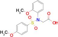 2-[n-(2-methoxyphenyl)4-methoxybenzenesulfonamido]acetic acid