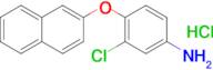 3-Chloro-4-(naphthalen-2-yloxy)aniline hydrochloride