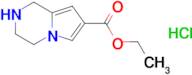 Ethyl 1h,2h,3h,4h-pyrrolo[1,2-a]pyrazine-7-carboxylate hydrochloride