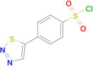 4-(1,2,3-Thiadiazol-5-yl)benzene-1-sulfonyl chloride