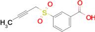 3-(But-2-yne-1-sulfonyl)benzoic acid