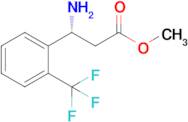 Methyl (3r)-3-amino-3-[2-(trifluoromethyl)phenyl]propanoate