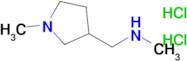 Methyl[(1-methylpyrrolidin-3-yl)methyl]amine dihydrochloride