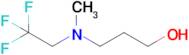 3-(Methyl(2,2,2-trifluoroethyl)amino)propan-1-ol