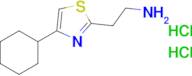 2-(4-Cyclohexyl-1,3-thiazol-2-yl)ethan-1-amine dihydrochloride