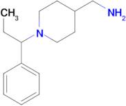 [1-(1-phenylpropyl)piperidin-4-yl]methanamine