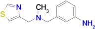 3-{[methyl(1,3-thiazol-4-ylmethyl)amino]methyl}aniline