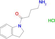 4-Amino-1-(2,3-dihydro-1h-indol-1-yl)butan-1-one hydrochloride