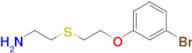 1-{2-[(2-aminoethyl)sulfanyl]ethoxy}-3-bromobenzene