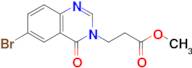 Methyl 3-(6-bromo-4-oxo-3,4-dihydroquinazolin-3-yl)propanoate