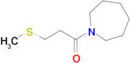 1-(Azepan-1-yl)-3-(methylsulfanyl)propan-1-one