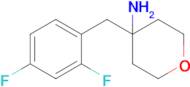 4-[(2,4-difluorophenyl)methyl]oxan-4-amine