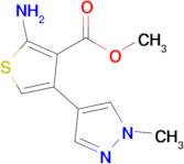 Methyl 2-amino-4-(1-methyl-1h-pyrazol-4-yl)thiophene-3-carboxylate