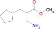 Methyl 3-amino-2-(cyclopentylmethyl)propanoate