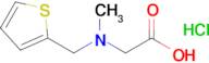 2-{methyl[(thiophen-2-yl)methyl]amino}acetic acid hydrochloride