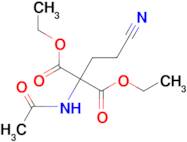 diethyl 2-acetamido-2-(2-cyanoethyl)malonate