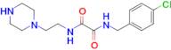 n-[(4-chlorophenyl)methyl]-n'-[2-(piperazin-1-yl)ethyl]ethanediamide