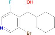 (3-Bromo-5-fluoropyridin-4-yl)(cyclohexyl)methanol