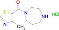 1-(4-Methyl-1,3-thiazole-5-carbonyl)-1,4-diazepane hydrochloride