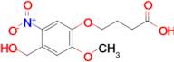 4-[4-(hydroxymethyl)-2-methoxy-5-nitrophenoxy]butanoic acid