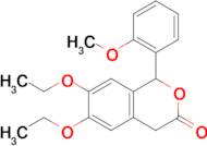 6,7-Diethoxy-1-(2-methoxyphenyl)-3,4-dihydro-1h-2-benzopyran-3-one