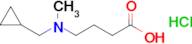 4-[(cyclopropylmethyl)(methyl)amino]butanoic acid hydrochloride