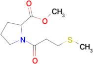 Methyl 1-[3-(methylsulfanyl)propanoyl]pyrrolidine-2-carboxylate