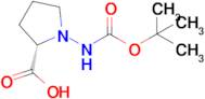 (2s)-1-{[(tert-butoxy)carbonyl]amino}pyrrolidine-2-carboxylic acid