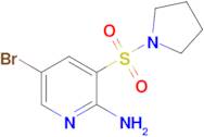 5-Bromo-3-(pyrrolidine-1-sulfonyl)pyridin-2-amine