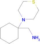 [1-(thiomorpholin-4-yl)cyclohexyl]methanamine