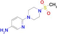 6-(4-Methanesulfonylpiperazin-1-yl)pyridin-3-amine