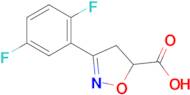 3-(2,5-Difluorophenyl)-4,5-dihydro-1,2-oxazole-5-carboxylic acid