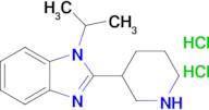 2-(Piperidin-3-yl)-1-(propan-2-yl)-1h-1,3-benzodiazole dihydrochloride
