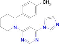 4-(1h-Imidazol-1-yl)-6-[2-(4-methylphenyl)piperidin-1-yl]pyrimidine