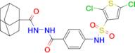 n-(4-{[(adamantan-1-yl)formohydrazido]carbonyl}phenyl)-2,5-dichlorothiophene-3-sulfonamide