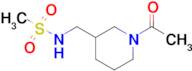 n-[(1-acetylpiperidin-3-yl)methyl]methanesulfonamide