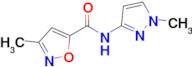 3-Methyl-N-(1-methyl-1h-pyrazol-3-yl)-1,2-oxazole-5-carboxamide