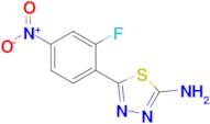 5-(2-Fluoro-4-nitrophenyl)-1,3,4-thiadiazol-2-amine