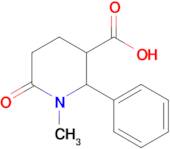 1-Methyl-6-oxo-2-phenylpiperidine-3-carboxylic acid