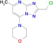 4-[2-(chloromethyl)-5-methyl-[1,2,4]triazolo[1,5-a]pyrimidin-7-yl]morpholine