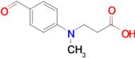 3-[(4-formylphenyl)(methyl)amino]propanoic acid