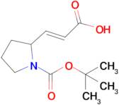 (2e)-3-{1-[(tert-butoxy)carbonyl]pyrrolidin-2-yl}prop-2-enoic acid