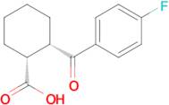 Rac-(1r,2s)-2-(4-fluorobenzoyl)cyclohexane-1-carboxylic acid