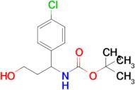 Tert-butyl n-[1-(4-chlorophenyl)-3-hydroxypropyl]carbamate