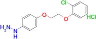 {4-[2-(2-chlorophenoxy)ethoxy]phenyl}hydrazine hydrochloride